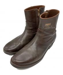 ADDICT BOOTS（アディクト ブーツ）の古着「HORSEHIDE ZIP WESTERN BOOTS」｜ブラウン