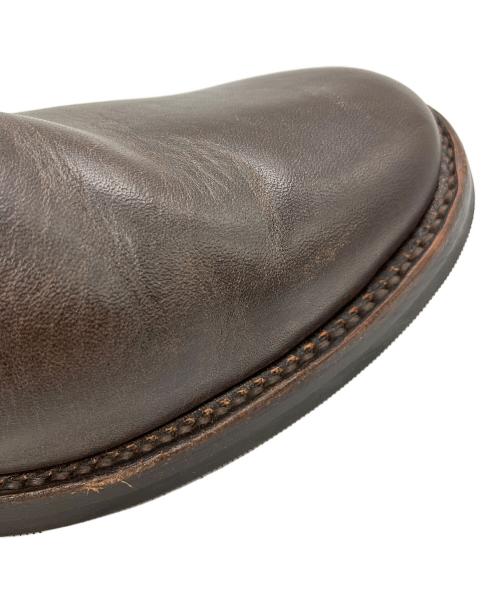 ADDICT BOOTS（アディクト ブーツ）ADDICT BOOTS (アディクト ブーツ) HORSEHIDE ZIP WESTERN BOOTS ブラウン サイズ:10の古着・服飾アイテム