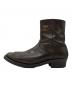 ADDICT BOOTS (アディクト ブーツ) HORSEHIDE ZIP WESTERN BOOTS ブラウン サイズ:10：70000円