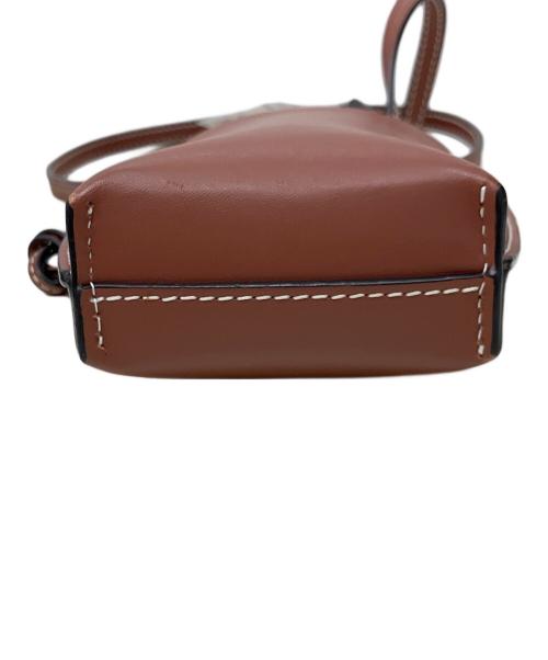 LOEWE（ロエベ）LOEWE (ロエベ) GATE POCKET ショルダーバッグ ブラウンの古着・服飾アイテム