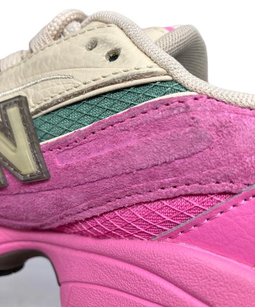 NEW BALANCE（ニューバランス）NEW BALANCE (ニューバランス) ローカットスニーカー アイボリー×ピンク サイズ:23の古着・服飾アイテム