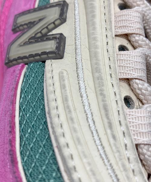 NEW BALANCE（ニューバランス）NEW BALANCE (ニューバランス) ローカットスニーカー アイボリー×ピンク サイズ:23の古着・服飾アイテム