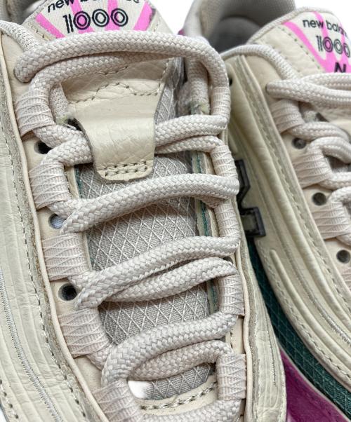 NEW BALANCE（ニューバランス）NEW BALANCE (ニューバランス) ローカットスニーカー アイボリー×ピンク サイズ:23の古着・服飾アイテム