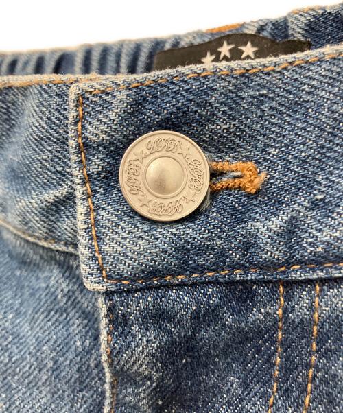 AFB（エーエフビー）AFB (エーエフビー) ダメージデニムパンツ インディゴ サイズ:Lの古着・服飾アイテム
