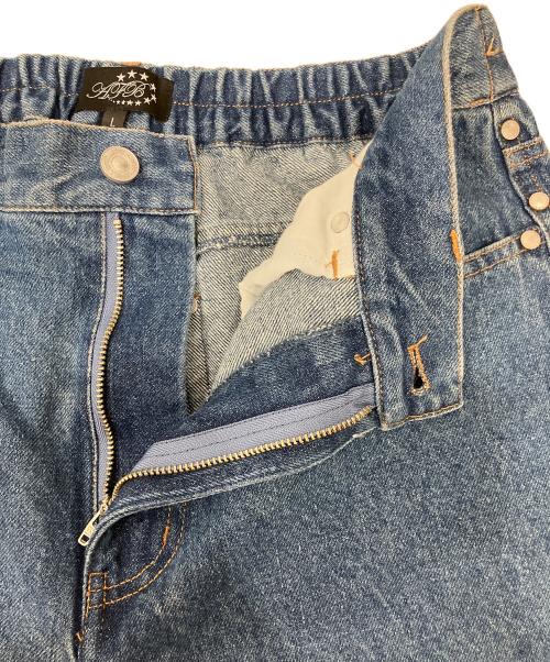 AFB（エーエフビー）AFB (エーエフビー) ダメージデニムパンツ インディゴ サイズ:Lの古着・服飾アイテム