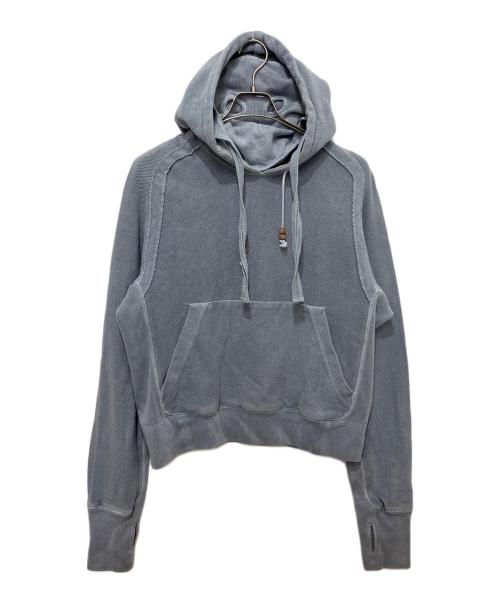 JIAN YE（ジェン イェ）JIAN YE (ジェン イェ) ORBIT MASK HOOD ブルー サイズ:Lの古着・服飾アイテム