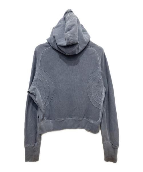 JIAN YE（ジェン イェ）JIAN YE (ジェン イェ) ORBIT MASK HOOD ブルー サイズ:Lの古着・服飾アイテム
