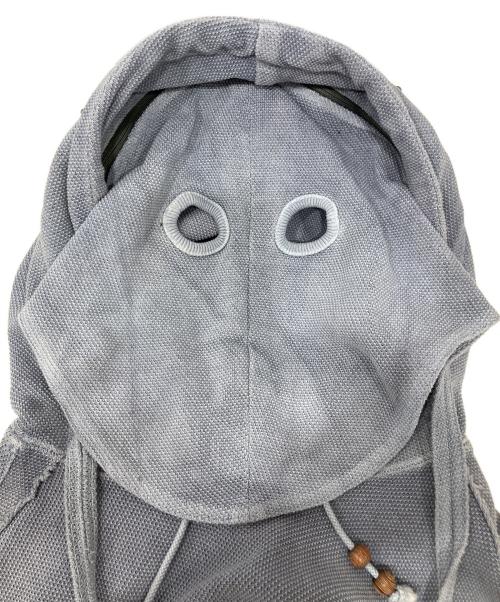 JIAN YE（ジェン イェ）JIAN YE (ジェン イェ) ORBIT MASK HOOD ブルー サイズ:Lの古着・服飾アイテム