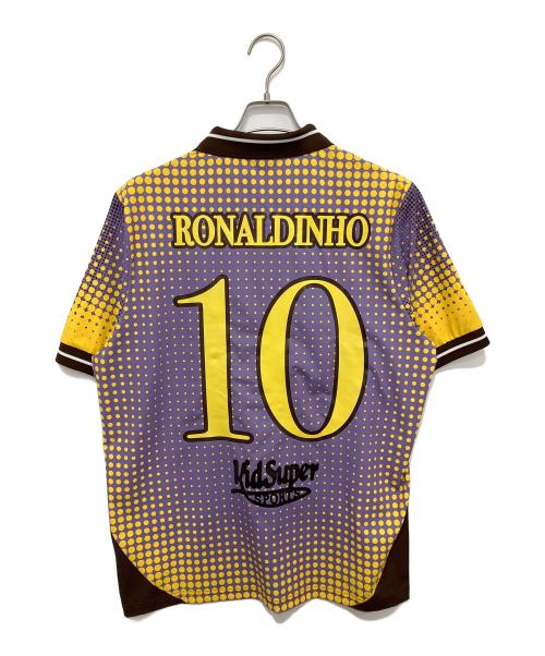 KIDSUPER STUDIOS（キッドスーパーストュディオス）KIDSUPER STUDIOS (キッドスーパーストュディオス) Ronaldinho Soccer Jersey パープル サイズ:Lの古着・服飾アイテム