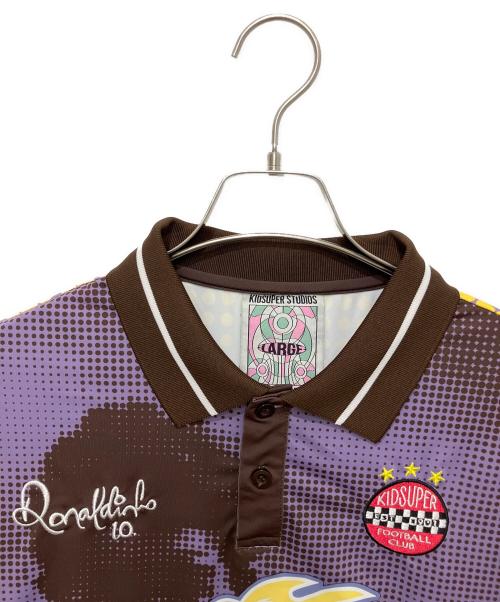 KIDSUPER STUDIOS（キッドスーパーストュディオス）KIDSUPER STUDIOS (キッドスーパーストュディオス) Ronaldinho Soccer Jersey パープル サイズ:Lの古着・服飾アイテム