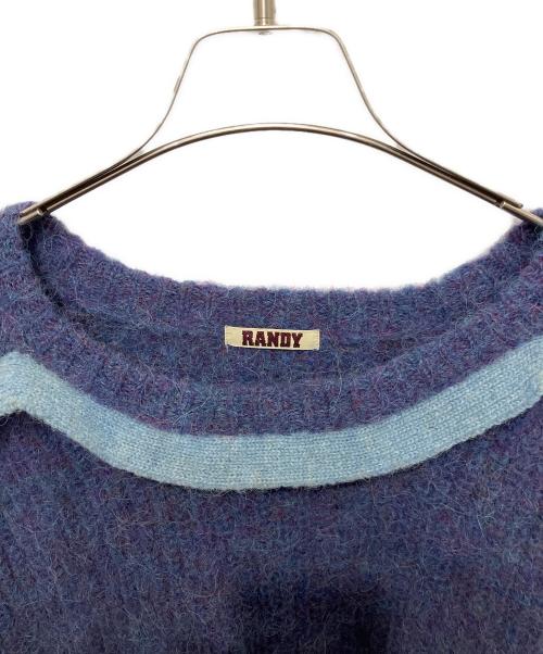 RANDY（ランディー）RANDY (ランディー) RENDEZ-VOUS PULLOVER KNIT ブルー サイズ:FREEの古着・服飾アイテム