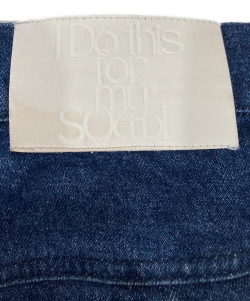 SOL soonerorlater（スーナーオアレイター）SOL soonerorlater (スーナーオアレイター) GuruGuru Denim Shorts インディゴ サイズ:XLの古着・服飾アイテム