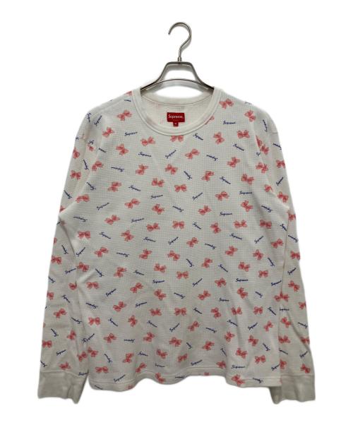 SUPREME（シュプリーム）SUPREME (シュプリーム) Bow Waffle Thermal ホワイト サイズ:Mの古着・服飾アイテム