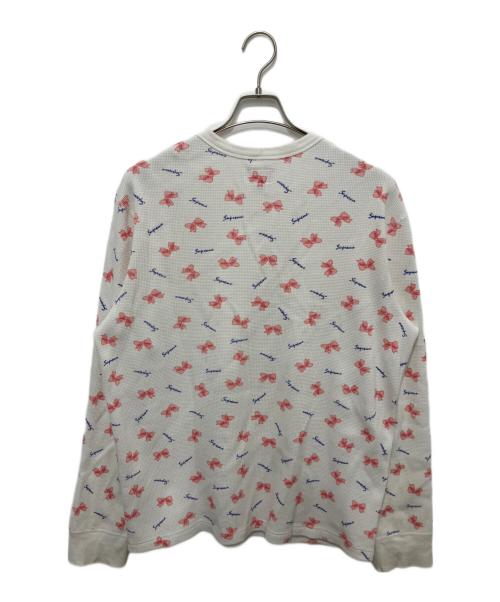 SUPREME（シュプリーム）SUPREME (シュプリーム) Bow Waffle Thermal ホワイト サイズ:Mの古着・服飾アイテム