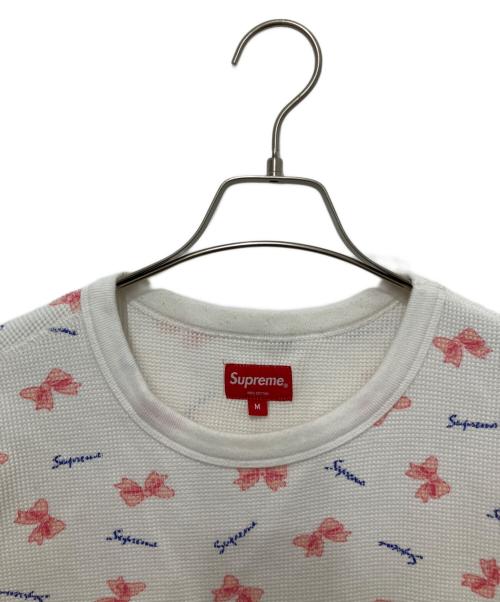 SUPREME（シュプリーム）SUPREME (シュプリーム) Bow Waffle Thermal ホワイト サイズ:Mの古着・服飾アイテム