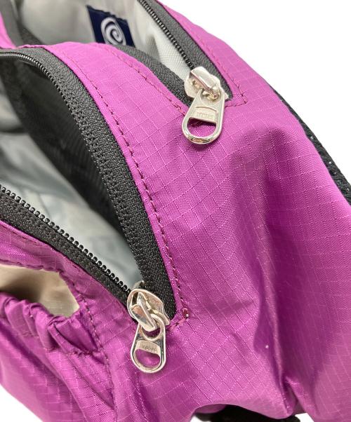 SOL soonerorlater（スーナーオアレイター）SOL soonerorlater (スーナーオアレイター) NYLON TWO-TONE WAIST BAG パープルの古着・服飾アイテム