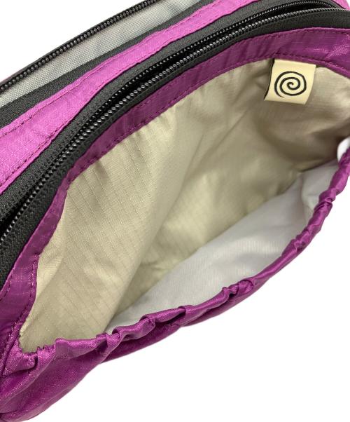 SOL soonerorlater（スーナーオアレイター）SOL soonerorlater (スーナーオアレイター) NYLON TWO-TONE WAIST BAG パープルの古着・服飾アイテム