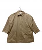 Spick and Spanスピック＆スパン）の古着「T/Cギャバステンカラーハーフコート」｜ベージュ