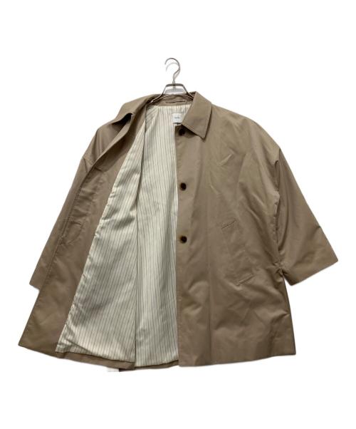 Spick and Span（スピック＆スパン）Spick and Span (スピック＆スパン) T/Cギャバステンカラーハーフコート ベージュ サイズ:38の古着・服飾アイテム