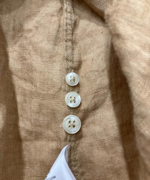 POLO RALPH LAUREN（ポロ・ラルフローレン）POLO RALPH LAUREN (ポロ・ラルフローレン) リネンシャツ ブラウン サイズ:Mの古着・服飾アイテム