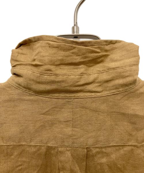 POLO RALPH LAUREN（ポロ・ラルフローレン）POLO RALPH LAUREN (ポロ・ラルフローレン) リネンシャツ ブラウン サイズ:Mの古着・服飾アイテム