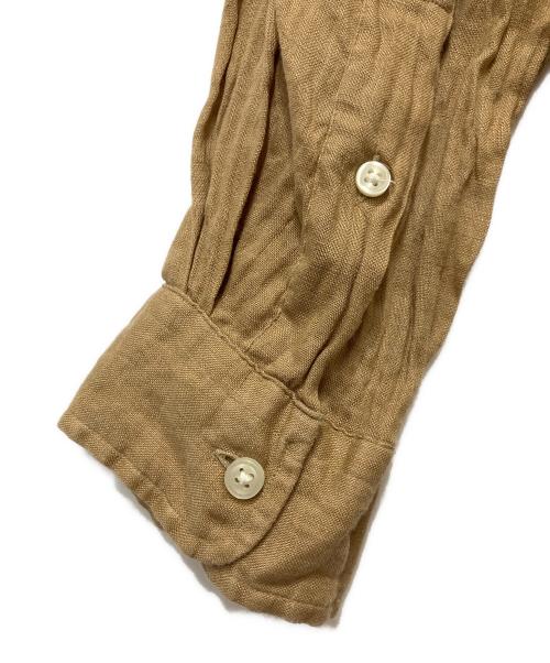 POLO RALPH LAUREN（ポロ・ラルフローレン）POLO RALPH LAUREN (ポロ・ラルフローレン) リネンシャツ ブラウン サイズ:Mの古着・服飾アイテム
