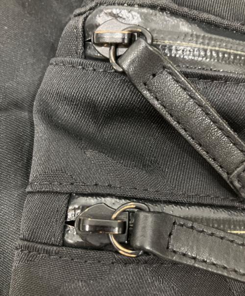 BLACK LABEL CRESTBRIDGE（ブラックレーベル クレストブリッジ）BLACK LABEL CRESTBRIDGE (ブラックレーベル クレストブリッジ) カモフラリュック ブラックの古着・服飾アイテム