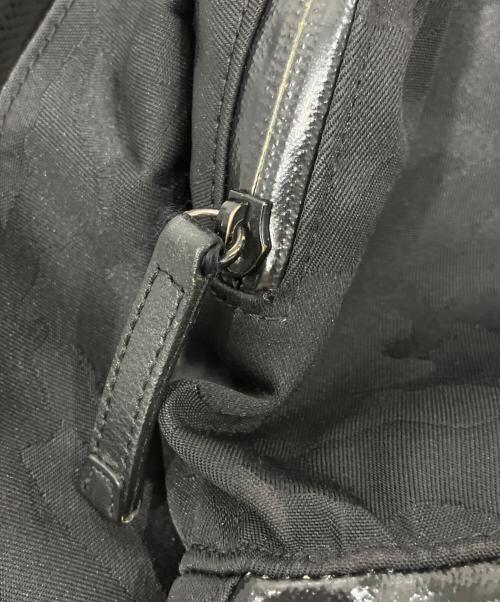 BLACK LABEL CRESTBRIDGE（ブラックレーベル クレストブリッジ）BLACK LABEL CRESTBRIDGE (ブラックレーベル クレストブリッジ) カモフラリュック ブラックの古着・服飾アイテム