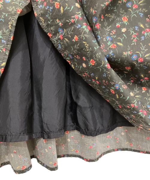KAGURE（カグレ）KAGURE (カグレ) リバティプリントスカート ブラウン サイズ:FREEの古着・服飾アイテム