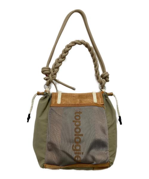 TOPOLOGIE（トポロジー）TOPOLOGIE (トポロジー) Summit Tote カーキ×ブラウンの古着・服飾アイテム