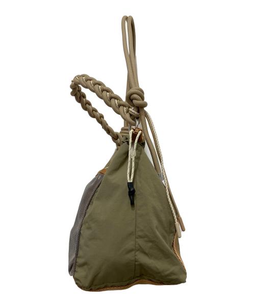 TOPOLOGIE（トポロジー）TOPOLOGIE (トポロジー) Summit Tote カーキ×ブラウンの古着・服飾アイテム