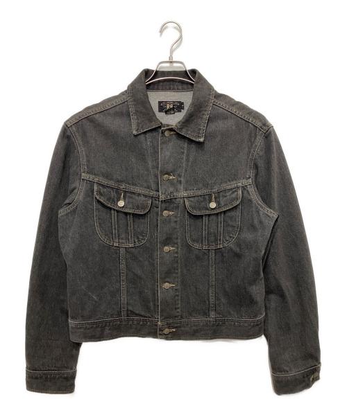 RRL（ダブルアールエル）RRL (ダブルアールエル) 先染め ブラックデニムデニムジャケット ブラック サイズ:Lの古着・服飾アイテム