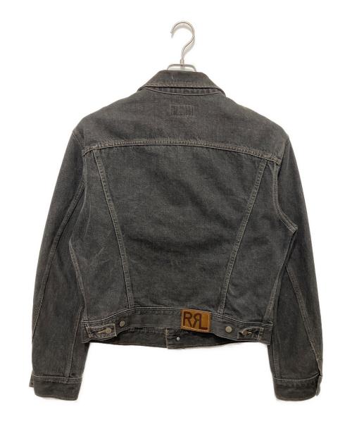 RRL（ダブルアールエル）RRL (ダブルアールエル) 先染め ブラックデニムデニムジャケット ブラック サイズ:Lの古着・服飾アイテム