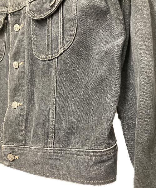 RRL（ダブルアールエル）RRL (ダブルアールエル) 先染め ブラックデニムデニムジャケット ブラック サイズ:Lの古着・服飾アイテム