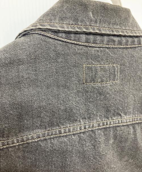 RRL（ダブルアールエル）RRL (ダブルアールエル) 先染め ブラックデニムデニムジャケット ブラック サイズ:Lの古着・服飾アイテム