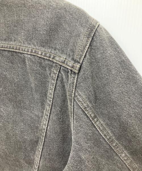 RRL（ダブルアールエル）RRL (ダブルアールエル) 先染め ブラックデニムデニムジャケット ブラック サイズ:Lの古着・服飾アイテム