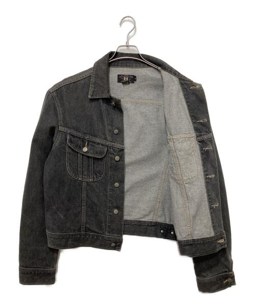 RRL（ダブルアールエル）RRL (ダブルアールエル) 先染め ブラックデニムデニムジャケット ブラック サイズ:Lの古着・服飾アイテム