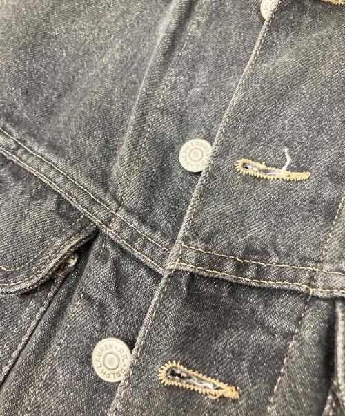 RRL（ダブルアールエル）RRL (ダブルアールエル) 先染め ブラックデニムデニムジャケット ブラック サイズ:Lの古着・服飾アイテム