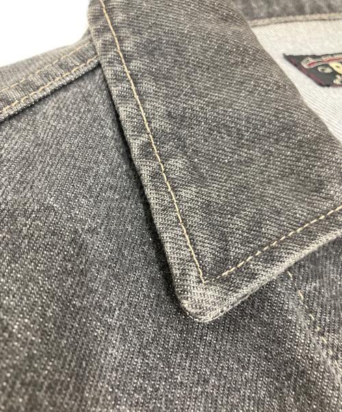 RRL（ダブルアールエル）RRL (ダブルアールエル) 先染め ブラックデニムデニムジャケット ブラック サイズ:Lの古着・服飾アイテム