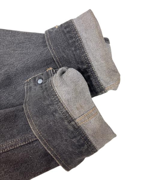 RRL（ダブルアールエル）RRL (ダブルアールエル) 先染め ブラックデニムデニムジャケット ブラック サイズ:Lの古着・服飾アイテム