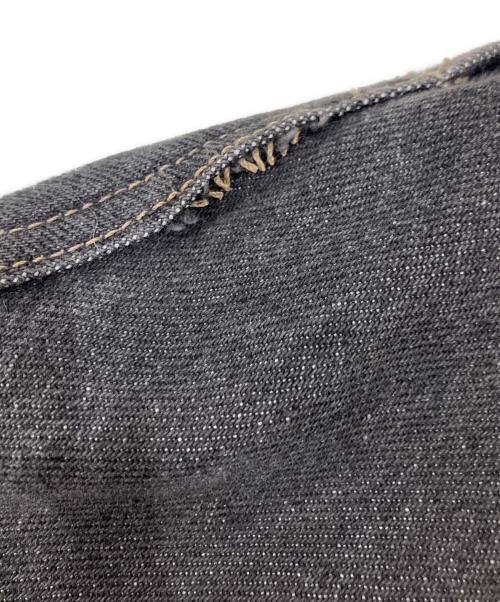 RRL（ダブルアールエル）RRL (ダブルアールエル) 先染め ブラックデニムデニムジャケット ブラック サイズ:Lの古着・服飾アイテム