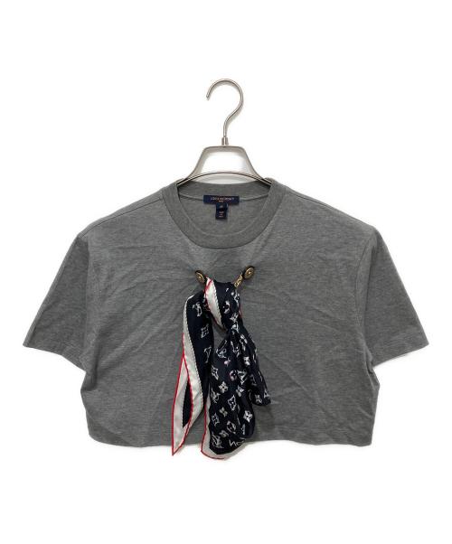 LOUIS VUITTON（ルイ ヴィトン）LOUIS VUITTON (ルイ ヴィトン) ノーティカルスカーフクロップトップ グレー サイズ:XSの古着・服飾アイテム