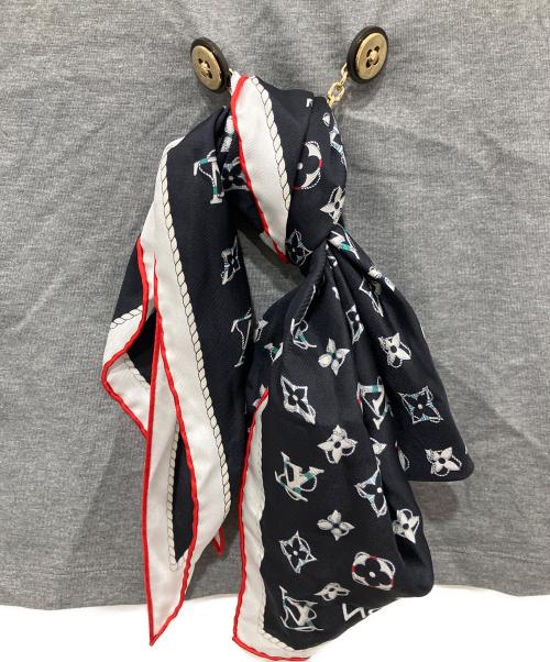 LOUIS VUITTON（ルイ ヴィトン）LOUIS VUITTON (ルイ ヴィトン) ノーティカルスカーフクロップトップ グレー サイズ:XSの古着・服飾アイテム