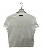 LOUIS VUITTONルイ ヴィトン）の古着「エンベリッシュドシグネチャーTシャツ」｜ホワイト