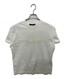 LOUIS VUITTON（ルイ ヴィトン）の古着「エンベリッシュドシグネチャーTシャツ」｜ホワイト