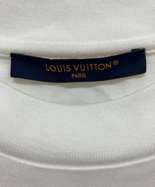 LOUIS VUITTON（ルイ ヴィトン）LOUIS VUITTON (ルイ ヴィトン) エンベリッシュドシグネチャーTシャツ ホワイト サイズ:XSの古着・服飾アイテム