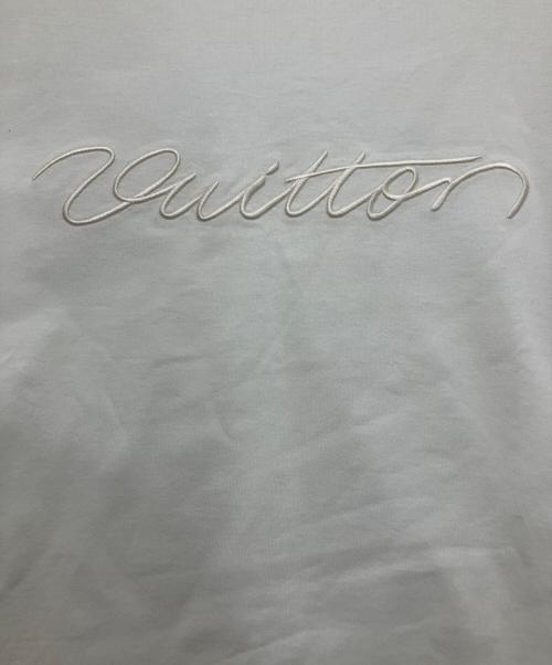 LOUIS VUITTON（ルイ ヴィトン）LOUIS VUITTON (ルイ ヴィトン) エンベリッシュドシグネチャーTシャツ ホワイト サイズ:XSの古着・服飾アイテム