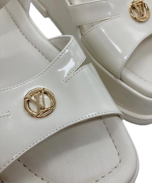 LOUIS VUITTON（ルイ ヴィトン）LOUIS VUITTON (ルイ ヴィトン) マヤ サンダル ホワイト サイズ:Mの古着・服飾アイテム