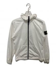 STONE ISLAND（ストーンアイランド）の古着「ジップパーカー」｜ホワイト