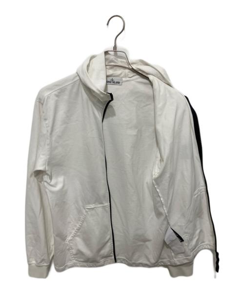 STONE ISLAND（ストーンアイランド）STONE ISLAND (ストーンアイランド) ジップパーカー ホワイト サイズ:Sの古着・服飾アイテム